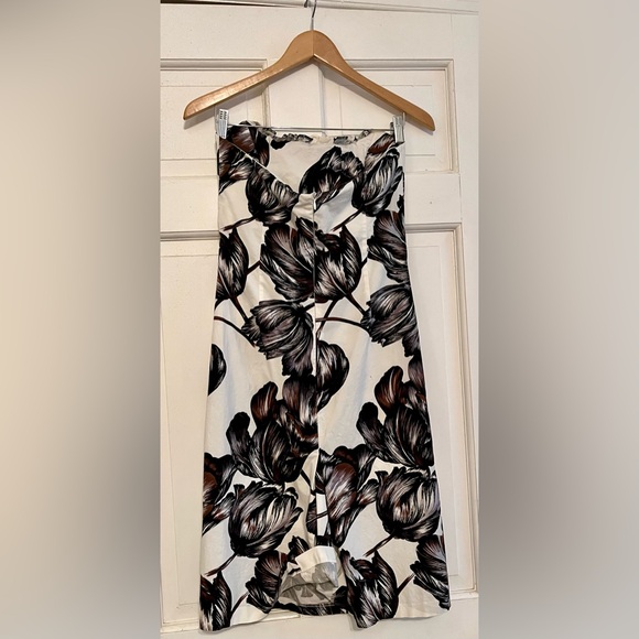 Designer Helen Wang New York Floral Strapless Dress - Picture 2 of 13